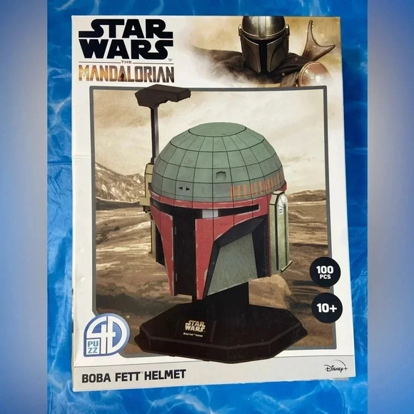 Star Wars - 4D Paper Model  Kit Boba Fett Helmet - New, Sealed - Picture 4 of 5
